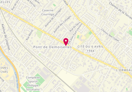 Plan de Les Couvreurs Toulousains, 184 avenue Antoine de Saint-Exupéry, 31400 Toulouse