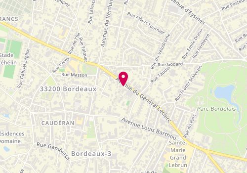 Plan de CUBAPAR, 31 Allée Ganda, 33200 Bordeaux