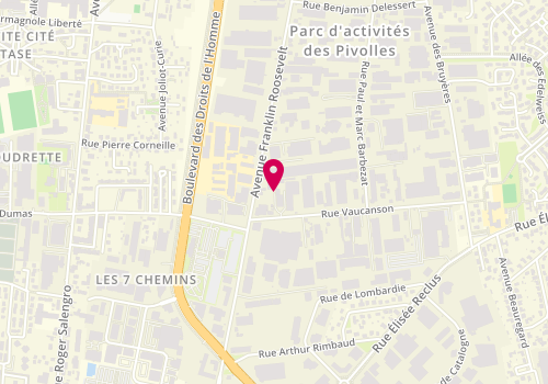 Plan de Achard, 7 Rue Vaucanson, 69150 Décines-Charpieu