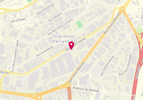 Plan de Maurice NAILLER, 32 Rue Jules Verne, 63100 Clermont-Ferrand