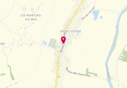 Plan de A Gauthier Charpente, D13 Route de Saint Germain du Bois
1743, 71500 Saint-Usuge