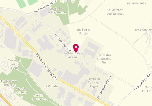 Plan de Atelier J.L Baudouin, 655 Rue Saint-Gabriel, 45200 Amilly