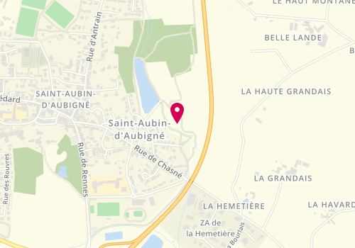 Plan de JLM Création Bois, 13 Rue des Rouvres, 35250 Saint-Aubin-d'Aubigné
