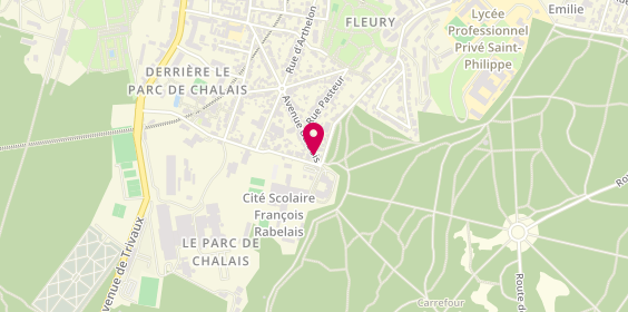 Plan de Delage Bois, 64 avenue du Bois, 92190 Meudon