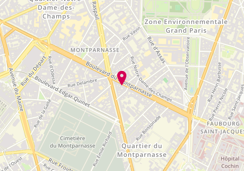 Plan de Maurice NAILLER, 120 Boulevard du Montparnasse, 75014 Paris