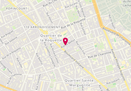 Plan de Bohler Charles Pierre, 6 Rue Belfort, 75011 Paris