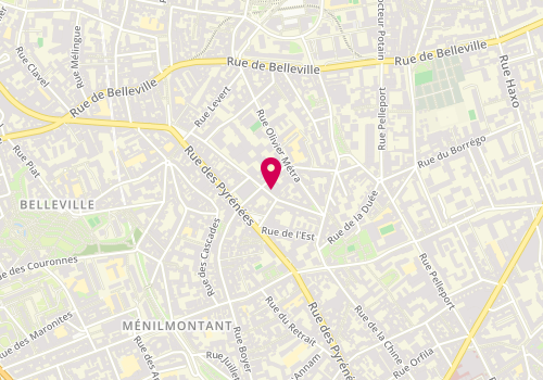 Plan de Cbr Renov, 26 Rue des Rigoles, 75020 Paris