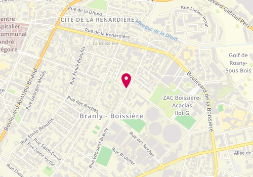 Plan de Florquin Couverture, 157 Rue Edouard Branly, 93100 Montreuil