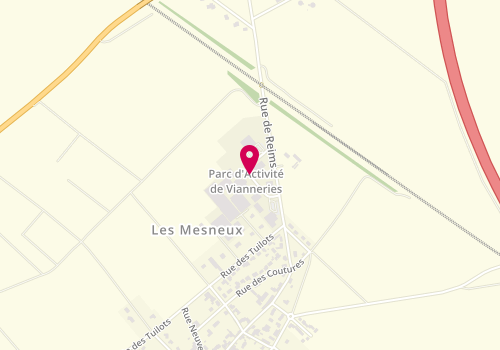 Plan de Les Charpentiers Champenois, Les
Rue Saint Rémi, 51370 Les Mesneux